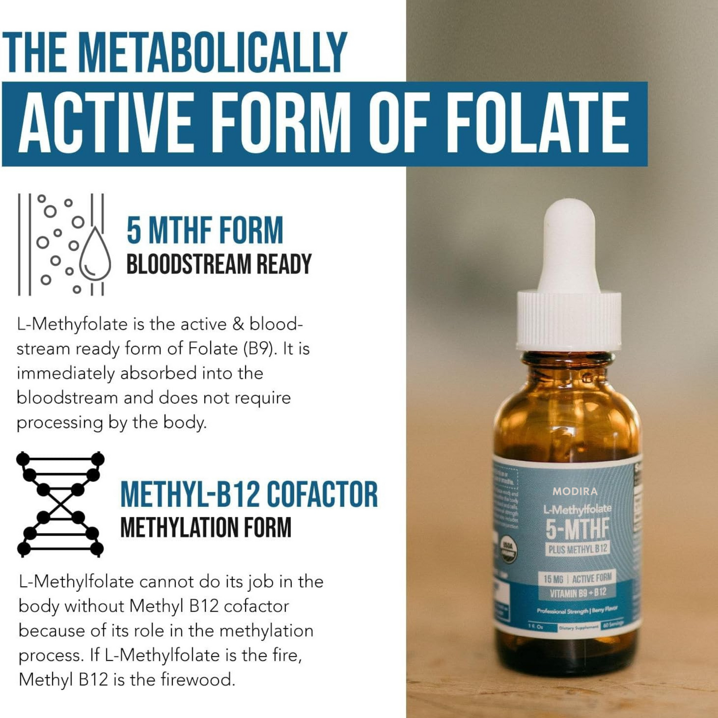 L-Methylfolate 5-MTHF Drops