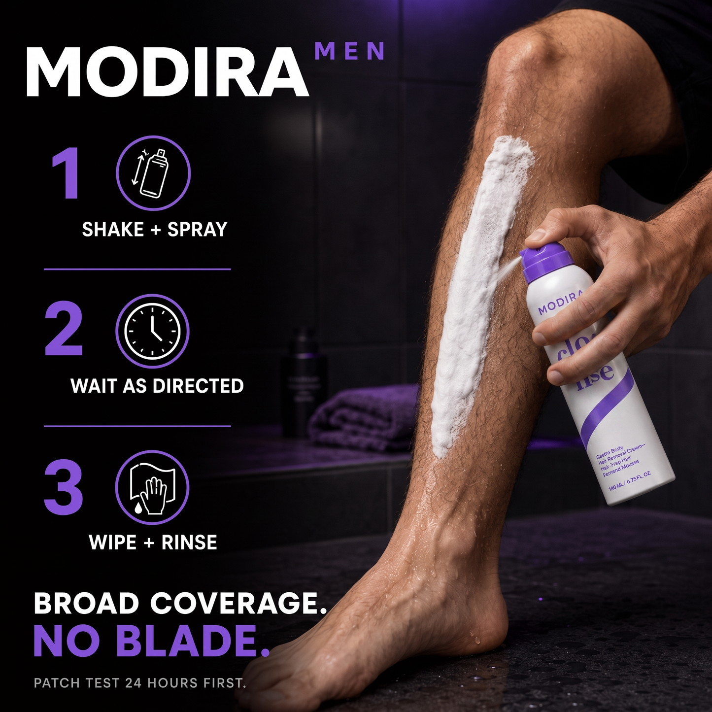 Modira Men Premium Hair Removal Spray