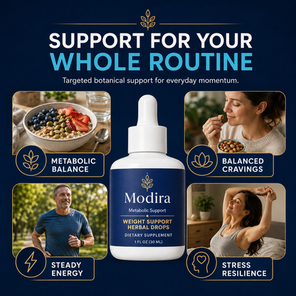 Modira support for metabolism, cravings, energy, and stress resilience